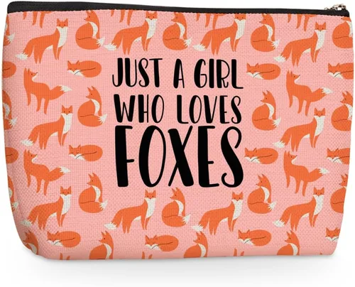 Vista 9 de Funny A Girl Loves Animals Pickles - Bolsa de maquillaje para cosméticos, bolsa de viaje para fiestas de animales, artículos de decoración