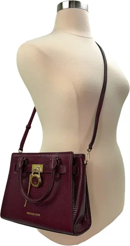 Vista 8 de Michael Kors Hamilton Small Leather Satchel Crossbody Bag