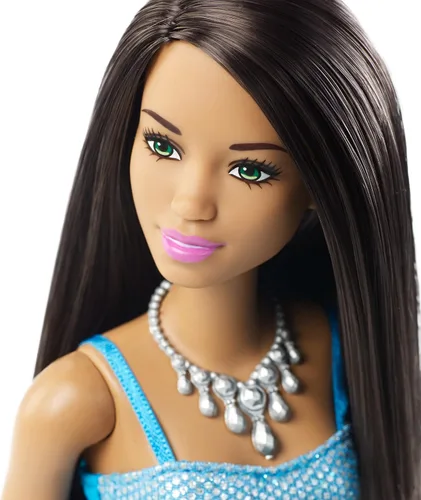 Vista 2 de Barbie Muñeca Afroamericana Glitz