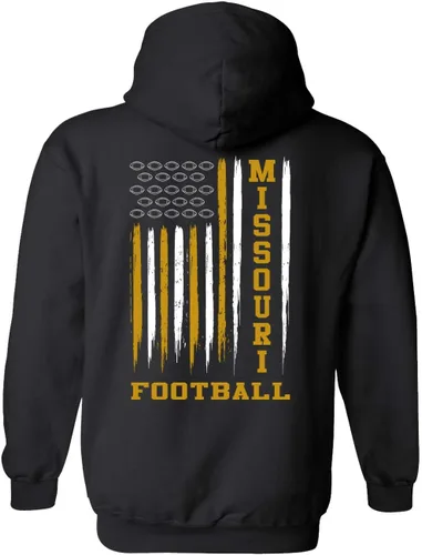 Vista 14 de Sudadera con capucha unisex de la bandera americana del color del equipo de fútbol