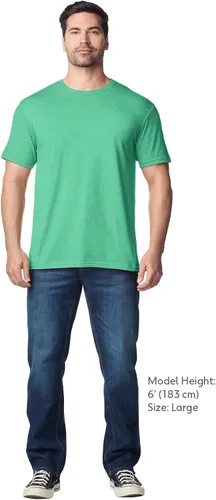 Vista 6 de Gildan Softstyle Camiseta de algodón para adultos, estilo G64000, paquete múltiple