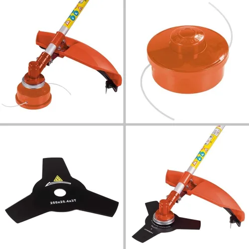 Vista 3 de Multi potente 52cc gasolina cepillo cortador 4 en 1 Weed Wacker strimmer cortador Edger Lawn Eater