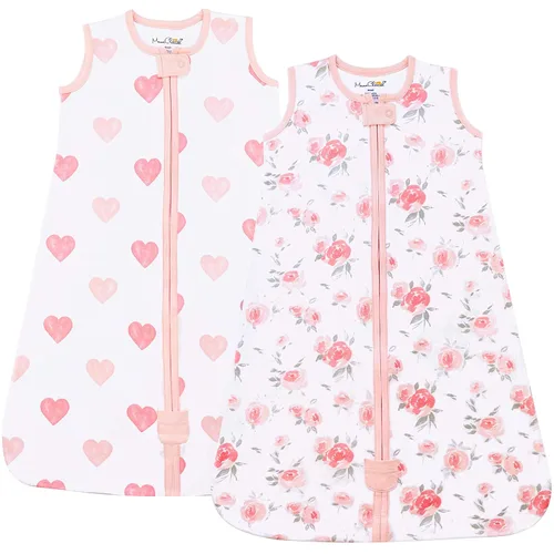 Vista 16 de Mama Cheetah Saco de dormir para bebé de 0.5 TOG, Manta portátil de algodón orgánico para bebé con cremallera bidireccional, Saco de dormir