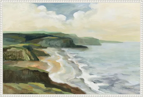 Vista 8 de Amanti Art Lienzo enmarcado para pared, 16 x 23 pulgadas, Costa irlandesa de Silvia Vassileva, lienzo enmarcado para pared, obras de arte