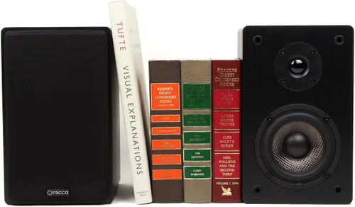 Vista 8 de Micca MB42 Standard 2-Way Passive Bookshelf Speakers, Stereo Pair, Black