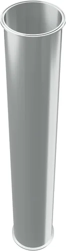 Vista 12 de HFS (R) 1,5 "Sanitaria Tri Clamp Spool 2" Longitud Acero inoxidable 304 Tubería redonda