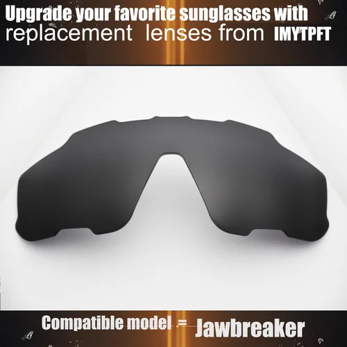 Vista 2 de CompatibleReemplazo para Lentes Oakley Jawbreaker NegroTitanio