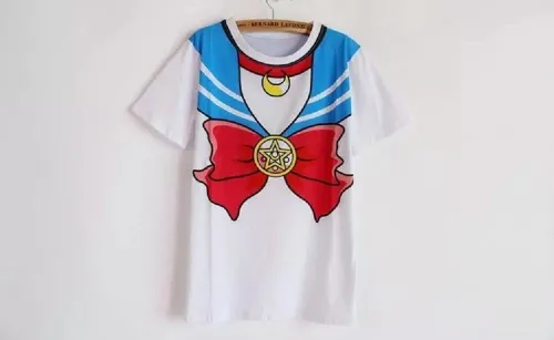 Vista 3 de GK-O Disfraz de cosplay de camiseta estilo marinero de anime