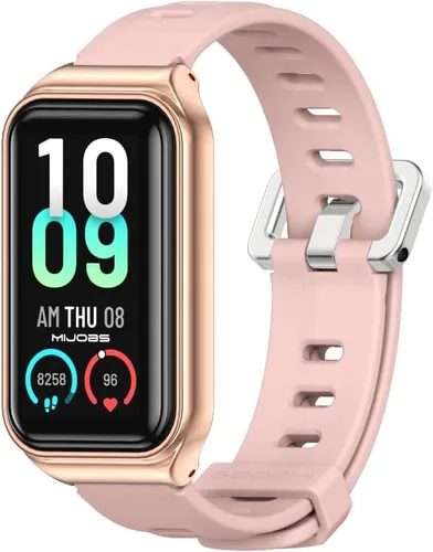Vista 12 de Correa de repuesto de silicona para reloj, accesorios de pulsera inteligente para Amazfit 7 Fit Band