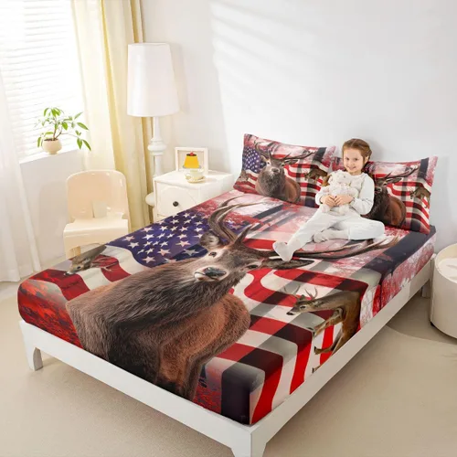Vista 21 de Erosebridal Juego de sábanas de ratas para niños, tamaño Queen, juego de ropa de cama con diseño de roedores de ratón, divertido diseño de animales