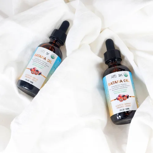 Vista 4 de AKBAN Aceite de batana para el crecimiento del cabello, Dr. Sebi 100% puro y natural aceite de batana orgánico de Honduras - para cabello más grueso