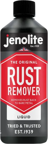 Vista 9 de JENOLITE Removedor de Óxido Original para Metal - Líquido de Acción Rápida - Fuerza Industrial, Elimina el Óxido hasta el Metal Desnudo - 500ml