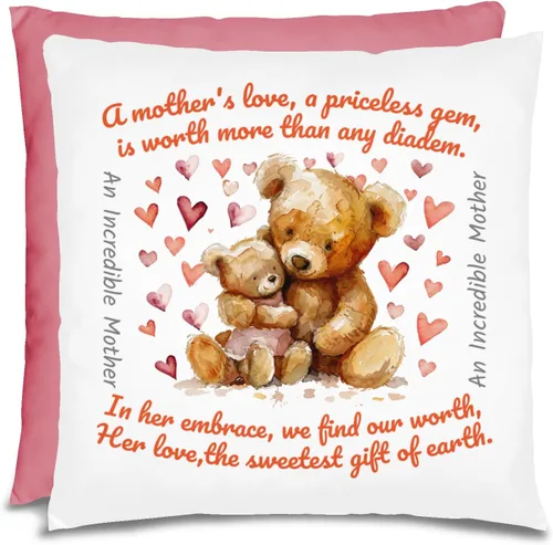 Vista 36 de Almohada para el día de la madre para mujer, almohada personalizada, regalos para mamá, regalos para mamá, almohada para mamá