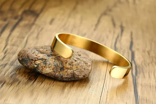Vista 6 de PACEMAKER - Pulsera de acero inoxidable con identificación médica de alerta médica SOS para mujer 79in 8 pulgadas Metal