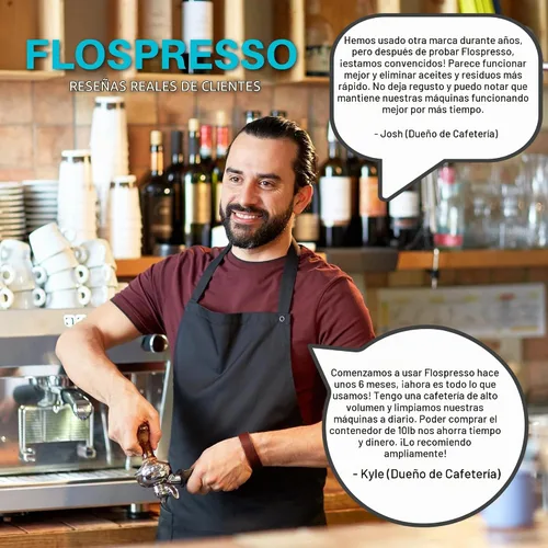 Vista 7 de Máquina de café expreso y equipo de preparación de café Polvo de limpieza 10 lbs