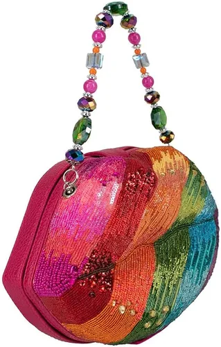 Vista 4 de Mary Frances Mary Frances Rainbow Kisses - Bolso de mano con asa superior multicolor talla única de EE UU Multi