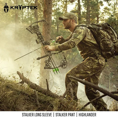Vista 6 de Kryptek Mens Stalker Pant, Stealthy Camo Hunting Pant