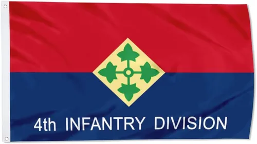 Vista 27 de Fyon Bandera militar de la 34ª división de infantería del ejército de 3 x 5 pies con 2 ojales de latón
