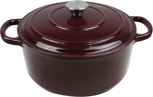 Vista 21 de Utensilios de cocina de hierro fundido esmaltado (Olla Mini 0,25 Qt., Glaciar)