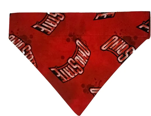 Vista 2 de Ohio State Over the Collar Dog Bandana That Slips onto Their Existing Collar Size (X-Small)