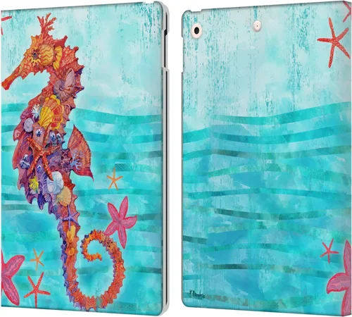 Vista 29 de Head Case Designs Funda de piel con licencia oficial de Paul Brent Agate Mermaid Coastal Book Wallet compatible con Apple iPad 10.2 2019/2020/2021