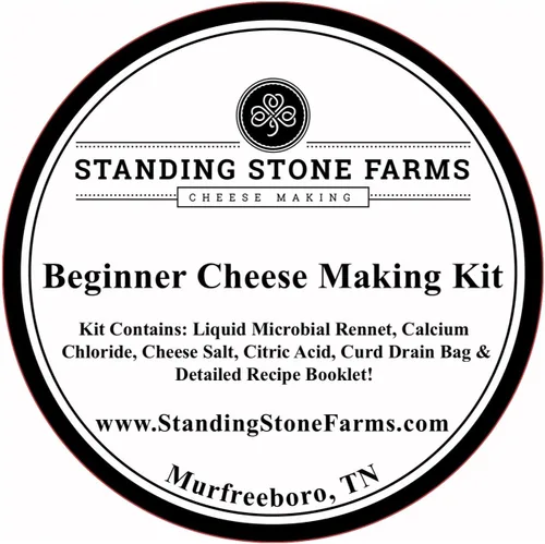 Vista 2 de Kit para hacer: queso mozzarella, burrata, burricota, Chevre, requesón, marscapone y mantequilla, básico para principiantes