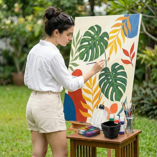 Vista 6 de Organizador de pintura vacío de 16 pozos con conservación hermética, cada celda tiene capacidad para hasta 0.3 fl oz de color de pintura para un