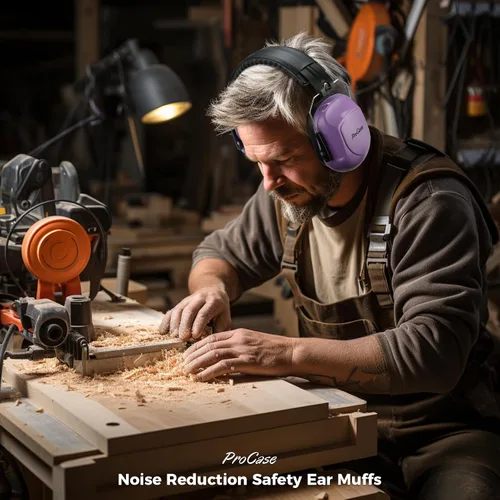 Vista 79 de ProCase NRR 28dB Noise Reduction Ear Muffs, Foldable Adjustable Noise Cancelling Headphones