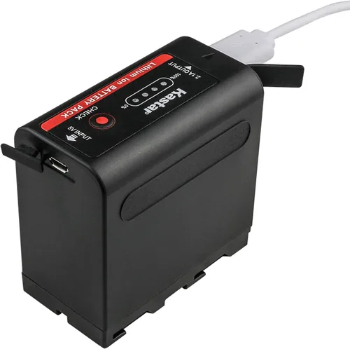Vista 5 de Kastar Paquete de 2 baterías y cargador rápido LCD dual para Sony NP-F980 Pro NP-F970 NP-F960 NP-F750 NP-F550 NP-F330 NEX-EA50M NEX-FS100 NEX-FS700R