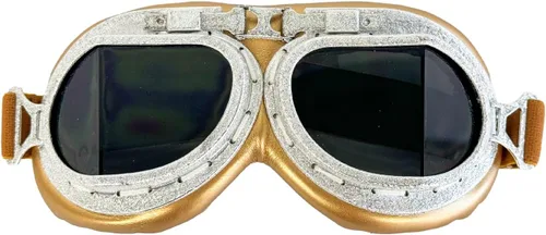 Vista 9 de CRG Sports Gafas de motocicleta estilo aviador vintage estilo piloto motocicleta crucero scooter gafas para hombre, mujer, adulto