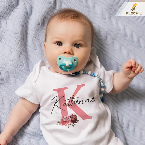 Vista 4 de FLOCHIL Mameluco de bebé personalizado, mameluco personalizado para recién nacido, bebés, el mejor regalo para niños, mameluco recién nacido