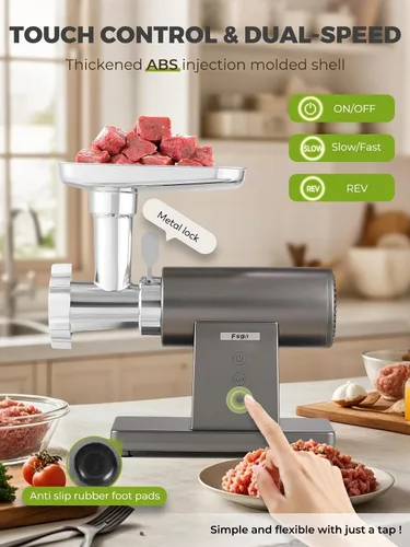 Vista 4 de Picadora de carne eléctrica 3200W multifuncional
