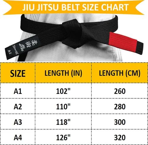 Vista 3 de Twister Jiu Jitsu BJJ Cinturones de 15 pulgadas de ancho parche tejido de alta calidad 9 cinturones profesionales de costura