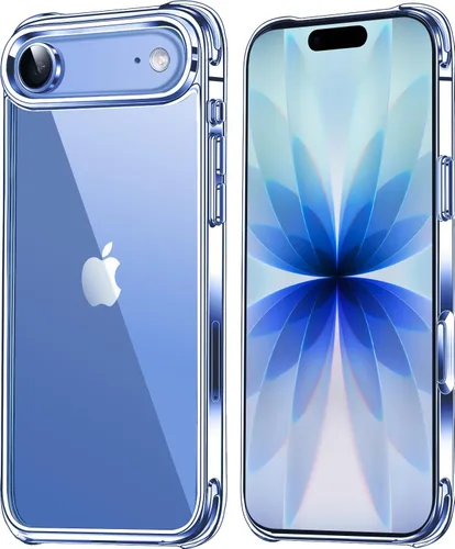 Vista 11 de Mkeke – Funda transparente para iPhone 11, antiamarilleo y con protección contra caídas de grado militar. Funda protectora transparente