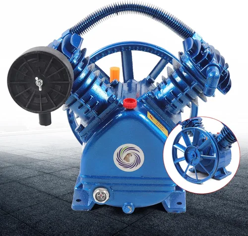 Vista 7 de Cabezal de bomba de compresor de aire, herramienta neumática de compresión secundaria 3HP 2.2KW, herramienta de compresor de aire portátil