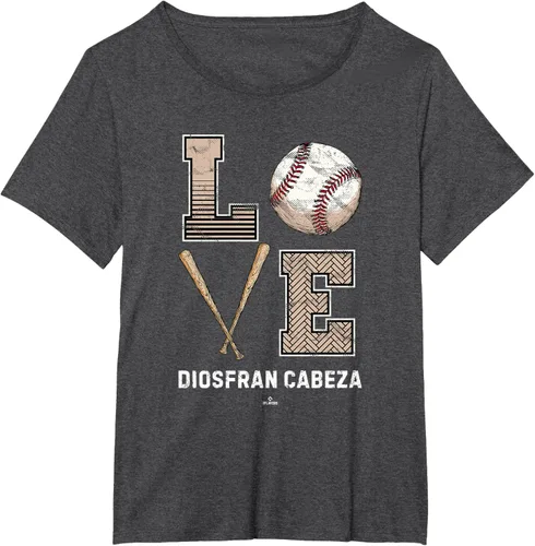 Vista 5 de Baseball Love Diosfran Cabeza Prospect Baseball Fan Gear T-Shirt