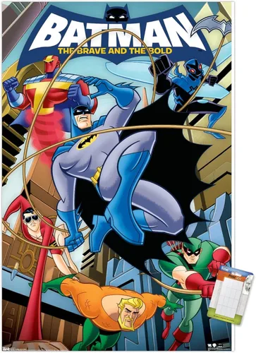 Vista 10 de Trends International DC Comics - Póster de pared de Batman - The Brave and The Bold de 22.375 x 34 pulgadas, versión premium sin marco