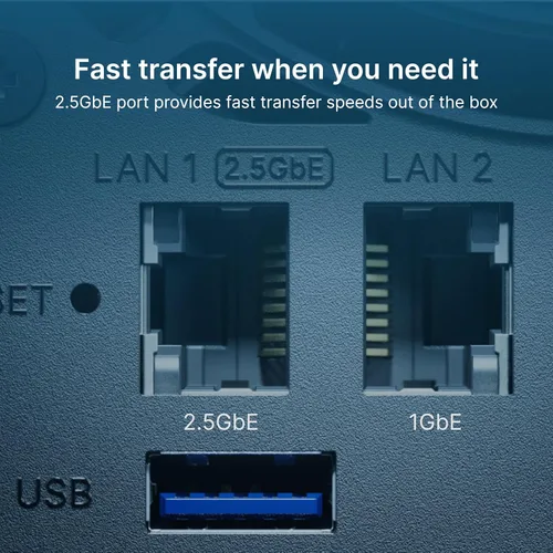 Vista 16 de Synology DiskStation DS225+ de 2 bahías (sin disco)