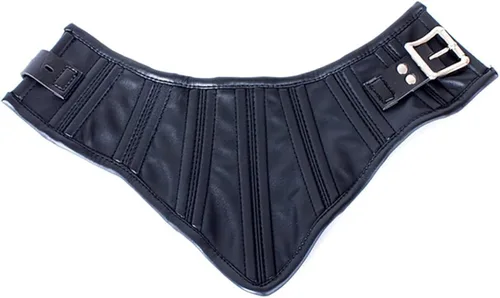 Vista 6 de Miyabitors Disfraz de reina para cosplay, cuello noble negro, gargantilla, cuello atado, circunferencia del cuello 17.7 pulgadas, Cuero, No es una