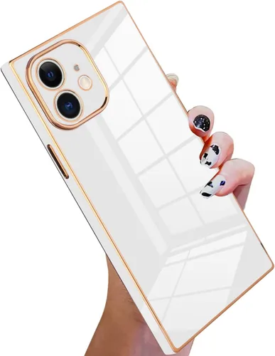 Vista 71 de KANGHAR Funda compatible con iPhone 12 de lujo con bonito diseño galvanizado, carcasa de cuerpo completo, antiarañazos, a prueba de golpes, funda