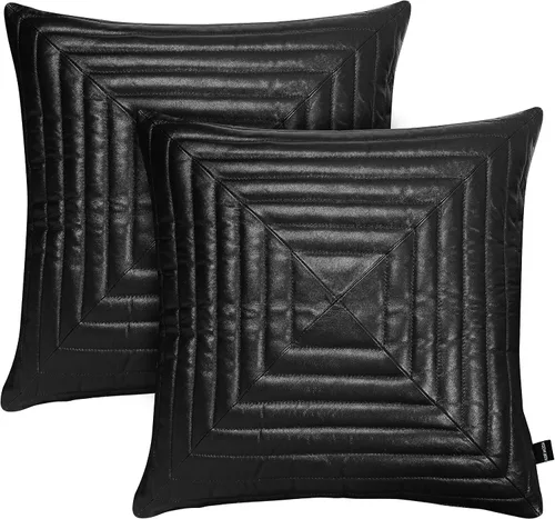 Vista 82 de Funda de almohada de piel de cordero – Funda de cojín decorativa para sofá – Fundas para sala de estar y dormitorio, 22 x 22 pulgadas – Paquete de 2