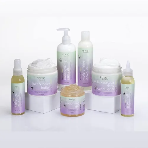 Vista 4 de EDEN BodyWorks Acondicionador profundo anti-rotura de aloe lavanda (16 onzas) - Tratamiento capilar para fortalecer y mejorar la elasticidad