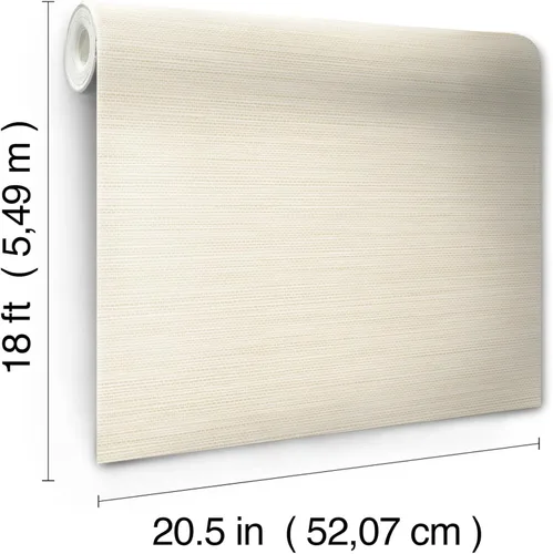 Vista 6 de RoomMates Stella RMK12775PL - Papel tapiz para despegar y pegar, color crema