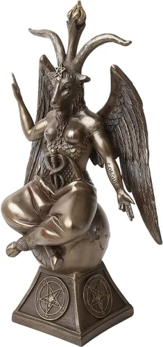 Vista 2 de Nemesis Now Baphomet - Figura de bronce (11.6 in, resina, tamaño único)