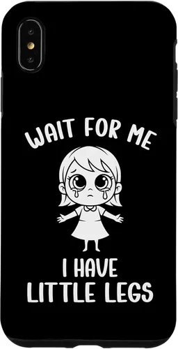 Vista 11 de Funny Short Legs Meme Women Wait for Me - I Have Little Legs Case for iPhone 17