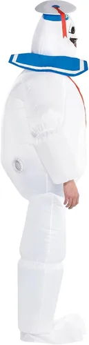 Vista 2 de Adorable disfraz blanco de Cazafantasmas para bebé (tamaño estándar) 1 paquete Material de primera calidad y diseño único Perfecto para fiestas