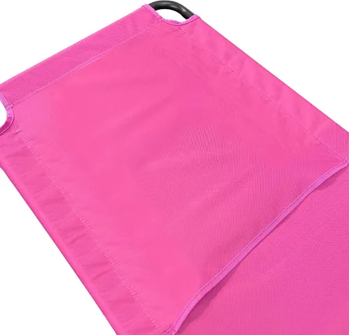 Vista 8 de EASYGO PRODUCTS Silla de césped, tumbona, 2 patas, soporte de material de poliéster, respaldo reclinable, almohada ideal para playa, hogar, patio