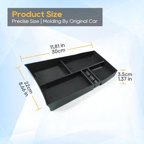 Vista 6 de LFOTPP Organizador de consola central inferior para Nissan Rogue 2021 2022 2023 2024 2025 2026 Nissan Rogue [S/SL/SV/Platinum] T33 Caja