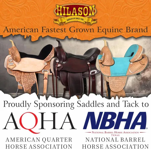 Vista 3 de HILASON Flex Tree Western Horse Sillín American Leather Trail Barrel Sillín de Cuero Sillín Western Sillín para caballos Sillín Caballo