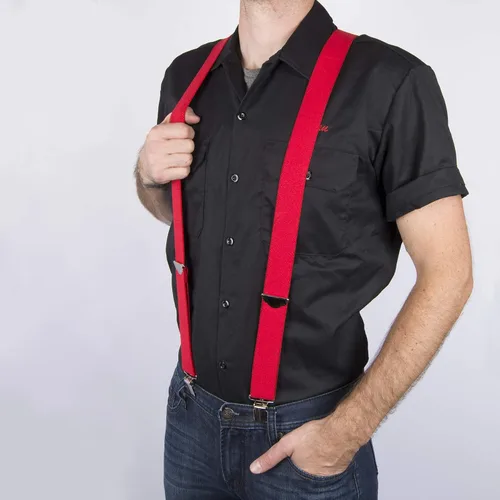 Vista 10 de Dickies - Tirante para hombre, 1 1/2 pulgadas, con clip recto, ajustable X
